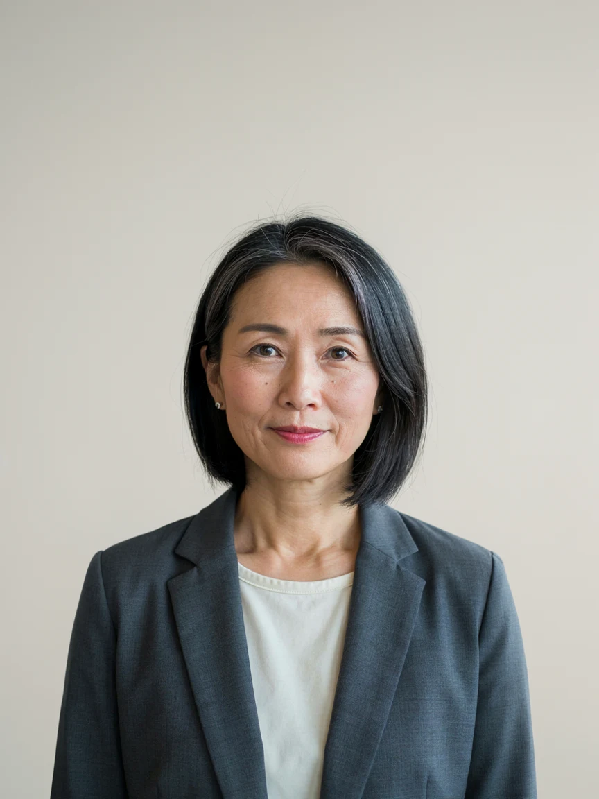 AI-generated portrait after editing